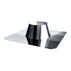 Крышная разделка 0-15* КРАФТ ГАЗ-Стандарт (алюминий/304/0,5) d180