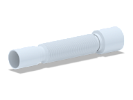 405K Гибкая труба 40*50 (длина 305-715мм), АНИ пласт (100)