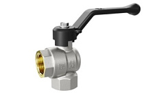 Кран шар. угловой 1/2 г/г рычаг Ду15 Ру40 LD Pride