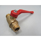 Кран шар лат 1/2 MM руч 11Б27п1 Ду15