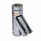 Сэндвич - тройник 135* (430/0,5 + нерж) ф110х200