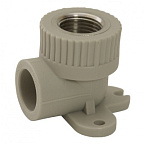 Угольник с КРЕПЛЕНИЕМ КВР 25х1/2 серый