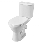 Унитаз-компакт "Бореаль" (2-реж дюро антивспл.) косой вып. 1WH302143   УЦЕНКА