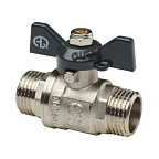 Кран шар лат 3/4 ММ В баб (AQUALINK)(100/10)