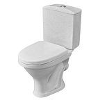 Унитаз-компакт ВЕСТ КРАП на белом, косой вып. (15)