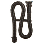 3012-АС Гофросифон 1 1/2"*40 черный (длина 1000мм, переходник на 50мм), ОРИО (28)