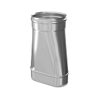 Переход с овала (П) на круг (М) 0,33м КРАФТ Овал (316/0,5) 120х240 d200 