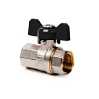 Кран шар лат 1/2 FF   PN40 баб   (РТП)