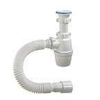 7001-А Сифон д/кух бутылочный 1 1/2"*40 (пласт.решетка d70мм, г/т 40*40/50), ОРИО (35)