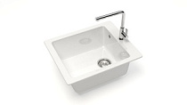 Z8 G31 Мойка ГЛЯНЦЕВАЯ (БЕЛАЯ) AQUADREAM, прямоуг, 425х500х195