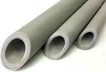 ТРУБА ПП 63 СЕРАЯ алюминий PN25