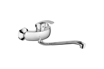 A4621 Смеситель для кухни настенный (хром) лат, d40, излив 25S  FASHUN (10)