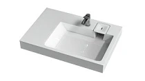 V65 D1 Раковина Афина  (СИГН.БЕЛ)   AQUADREAM   (КОМПЛЕКТ) (дл.795,шир.545,глуб.95)