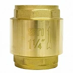 Обратный клапан 1 1/4 FF лат сердечник   (STI)(48)