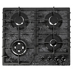 Варочная панель газ. GEFEST ПВГ 2232-01 Р53 (10х60х52,5) рисунок "черный мрамор"