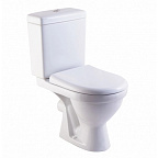 Унитаз-компакт "Неро" ЛЮКС белый (гориз,сид.Dino-Plast,микролифт, 2х ур.арм.) ROSA (г.Киров)   OFF