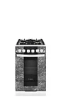 Газ.плита GEFEST ПГ 5500-02 0113 (85х50х58,5) фасад с рисунком под мрамор