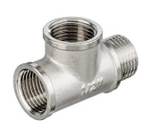 Тройник лат 1/2 FFM никель   (РТП)