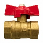 Кран шар лат 1/2 FF баб 11Б27п1 Ду15 (160)