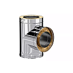 Сэндвич-тройник 90* КРАФТ ГАЗ-50 (316/0,5/304/0,5) d250х350