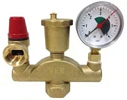Группа безопасности для котла ЛАТУНЬ 3 бар VIEIR  AQ1063 (20/1шт)