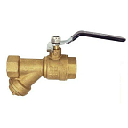 Кран шар лат 3/4 с фильтром 11Б27п1 ITAP