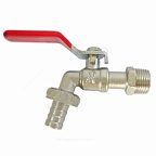 Кран шар лат водоразб. под шланг 3/4 рычаг (SantechSystems)