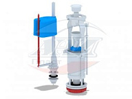 6550WC Набор с нижней подводкой 1/2 пластик, эконом, кнопка белая, АНИ пласт (20)