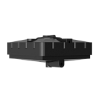 Бак д/душа 240 (черный) 950х950х440 (Акватек, Ростов) КВАДРАТНЫЙ