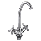 PD40308 Смеситель для кухни двухручковый (хром) цинк, сплав  FASHUN (10)