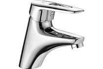 A1004 Смеситель для умывальника (хром) лат, d40, гайка  FASHUN (10)