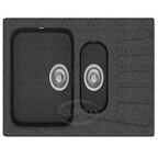 мойка F-18 №16 (ЧЕРНЫЙ) Polygran 850х500