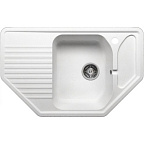 мойка F-10 №26 (БЕЛЫЙ) Polygran угловая 800х510mm