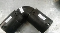 Отвод эл/св 90* d90 (КОМПЛЕКТ: отвод90/90 + 2 муфты90) SDR11 ПЭ100 (Беларусь)