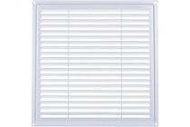 Решетка вент 175х175 ж/нак с москитной сеткой неразъемная Э1717Н