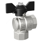 Кран шар. угловой 1/2 г/г бабочка Ду15 Ру40 LD Pride