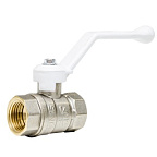 Кран шар. 1 г/г рычаг (БЕЛАЯ ручка) Ду25 Ру40 LD Pride (8)