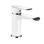 A1082-8 Смеситель для умывальника (белый/хром) лат, d35, гайка  FASHUN (10)