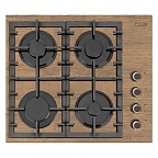Варочная панель газ. GEFEST СГ СВН 2230 К47 (10х60х52,5) рисунок "под дерево"  OFF