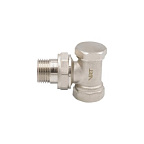 Клапан настроечный  со сгоном угловой 1/2 (VRT)