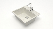 Мойка МАТОВАЯ 9/Q7 (ХЛОПОК) AQUADREAM, прямоуг, 570х505х200