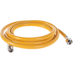 Подводка д/газа ПВХ 450 см 1/2 г/ш ЖЁЛТАЯ  ELKA (12)