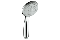 A16 Лейка для душа, круглая, d100мм, 1 режим, хром/светло-серый  FASHUN (60)