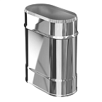 Гильза овальная 250 КРАФТ Овал (316/0,8) d120х240