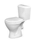 Унитаз-компакт PRO белый, горизонт. вып. (15)