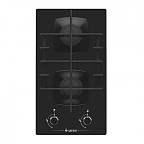 Варочная панель газ. GEFEST ПВГ 2002 (10х30х53) "Домино". Стеклянная пластина черного цвета