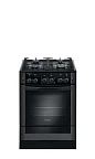 Газ.плита GEFEST ПГ 6500-02 0044 (85х60х60) фасад черный с растровым рисунком
