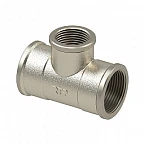 Тройник лат переходной 1 * 3/4 * 1 FFF никель   (РТП)(40/10)