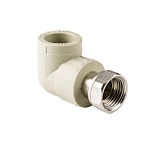 Угольник с нак.гайкой 25х3/4 серый РТП