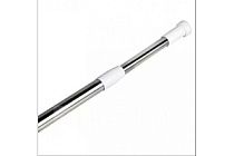 A8902 Штанга телескопическая для штор (110-200см), белый/хром, d3см  FASHUN (30)